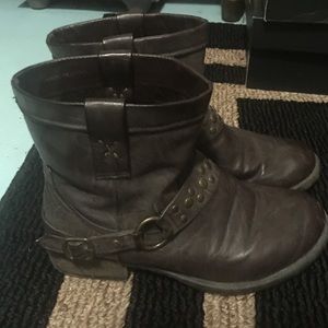 forever 21 "cowgirl" ankle booties