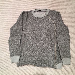 Theory side-zip sweatshirt