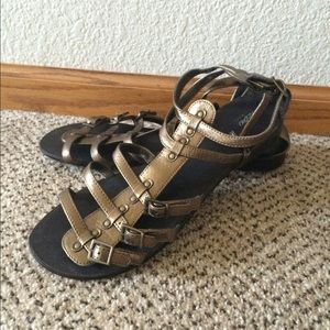 Mossimo Metallic Gladiator Sandals