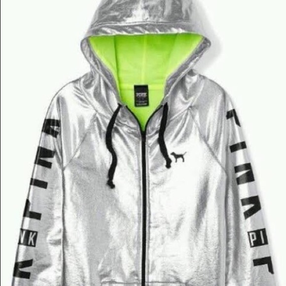 Victoria's Secret silver jacket/hoodie