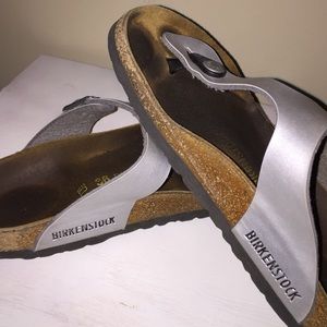 Birkenstock Gizeh Silver size 36