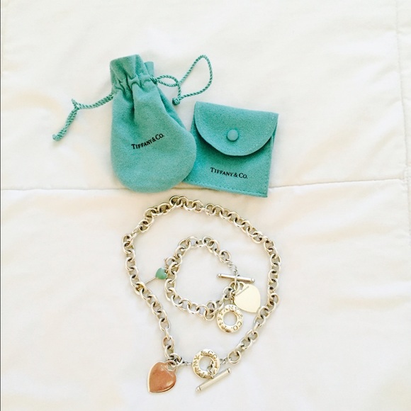 Tiffany & Co. Charm bracelet and necklace set