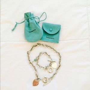 Tiffany & Co. Charm bracelet and necklace set