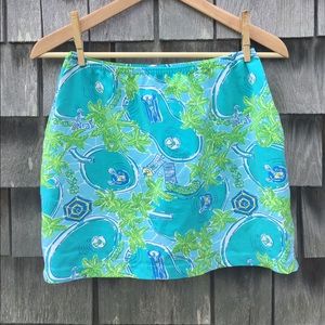 Lily Pulitzer stretch mini skirt