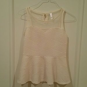 Xhilaration Peplum Tank Top