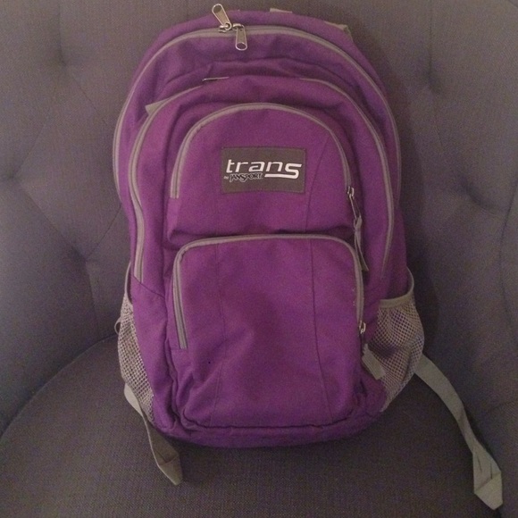 Purple backpack