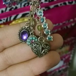 Pretty necklace with charms