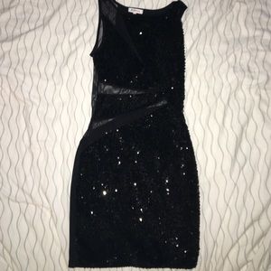 Black body fit cocktail dress