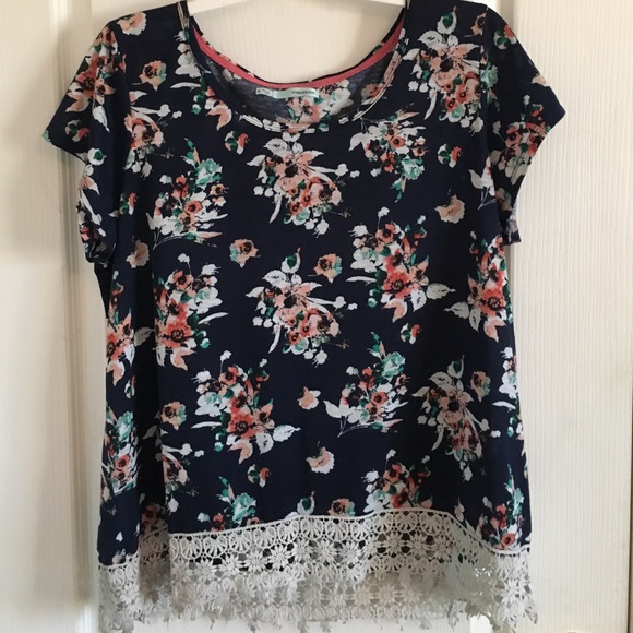 Floral With Lace Top