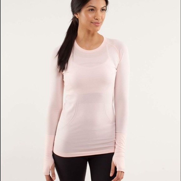 lululemon athletica Tops - Lululemon swiftly tech long sleeve light pink