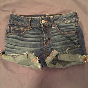 American Eagle Midi Jean Shorts