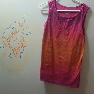 Multi-Colored Bongo Girls Shirt with Sequins