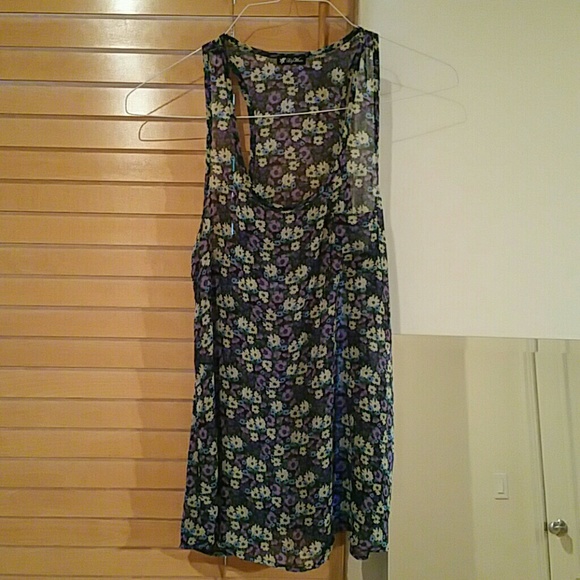 Lily White Semi-Sheer Tank Top