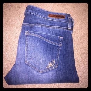 Express Stella low rise jeans