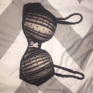 NWOT super cute black lacey VS Demi bra