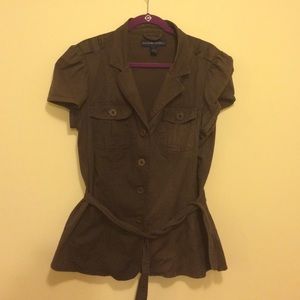 Brown Jacket Vest
