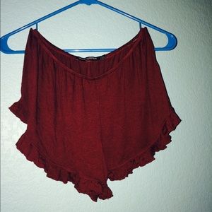 Brandy Melville cute Maroon shorts