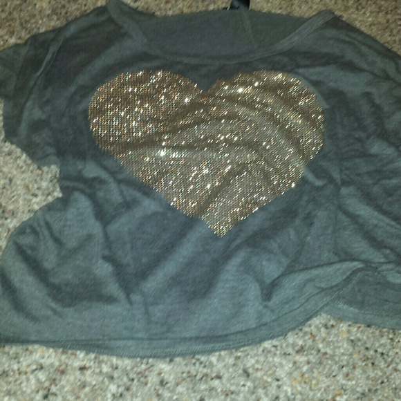 Just a normal short sleeve shirt with a cute heart