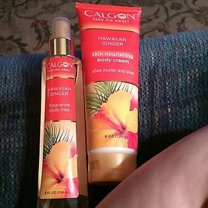 Lotion and body mist.