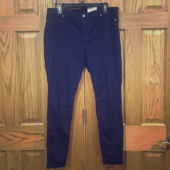 Hue dark indigo Jean leggings. Size XL.
