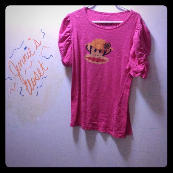 Girls Pink Paul Frank Shirt