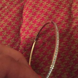 Swarovski blue crystal bangle