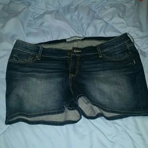 Denim shorts