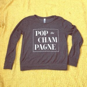 "Pop the Champagne" sweater