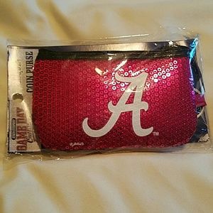 University of Alabama Sequin Coin Purse