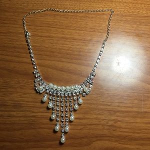 Diamond Pearl necklace