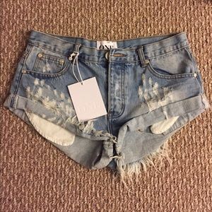 One Teaspoon Hustler bandit shorts