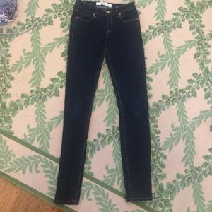 Abercrombie and Fitch navy jegging
