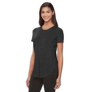 High lo crew neck t-shirt