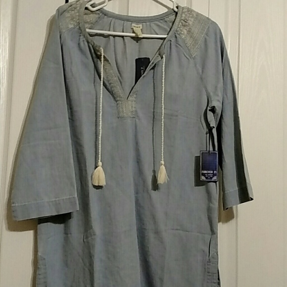 New Forever 21/Denim Dress - Picture 1 of 4