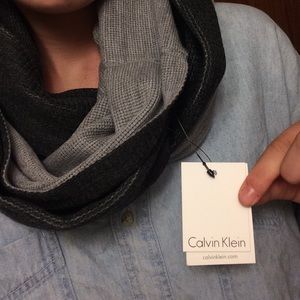 Calvin Klein Reversible Infinity Loop Scarf