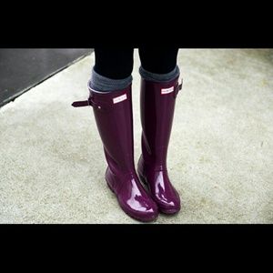 Hunter rain boots