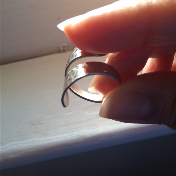 Hammered Sterling Sliver Ring