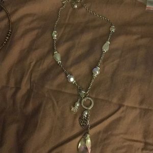 Original silpada crystal silver necklace