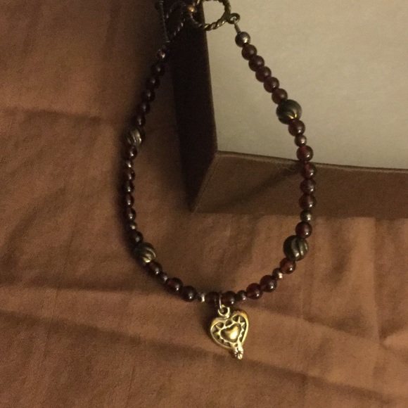 Silpada red beaded bracelet