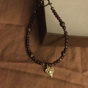 Silpada red beaded bracelet