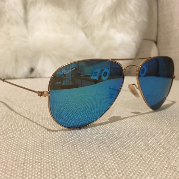 Ray-Ban Mirrored Aviator Sunglasses RB 3025