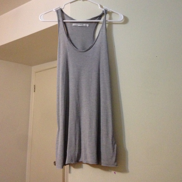 All saints grey tank