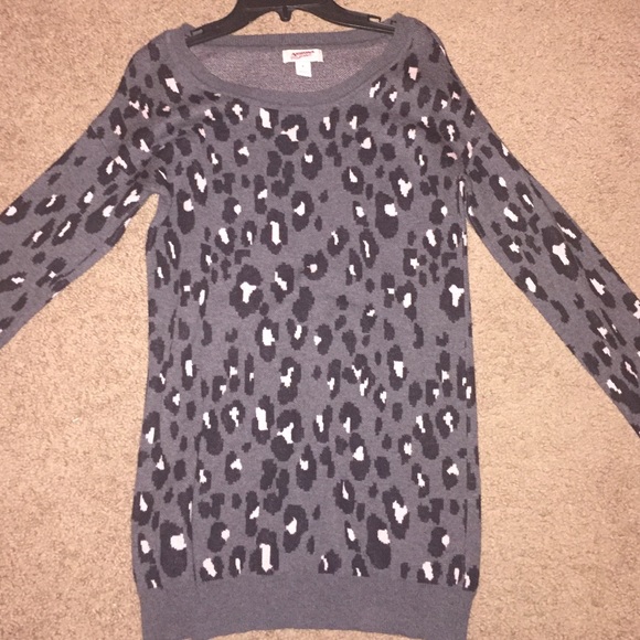 Leopard print sweater