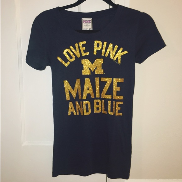 PINK University of Michigan Tee