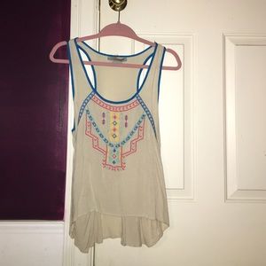 Embroidered Racerback shirt