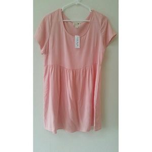 brand new light pink baby doll dress