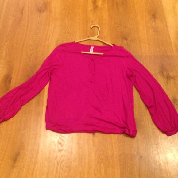 Magenta blouse