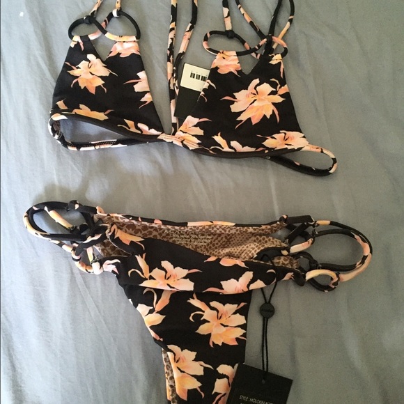 Acacia swimwear set in aloha $180