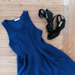 Lush Cobalt/Blue A-Line Dress