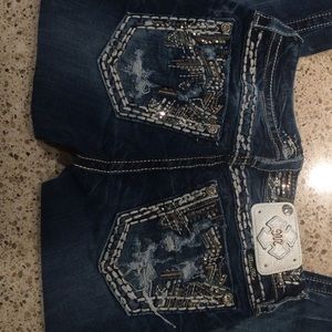 Brand New MissMe Jeans 25 Signature Straight